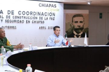 Ante Gabinete de Seguridad Nacional refrendamos el compromiso de velar por Chiapas: Rutilio Escandón