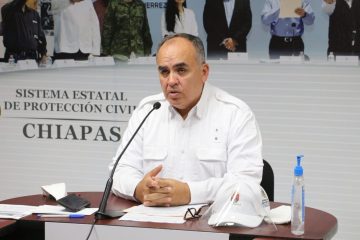 Secretario de Protección Civil de Chiapas da positivo a Covid-19