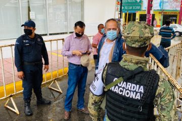 Se activan filtros sanitarios en el centro de Tapachula