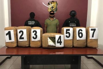 Detenido con 70 kilos de marihuana en carretera Cintalapa-Tapanatepec
