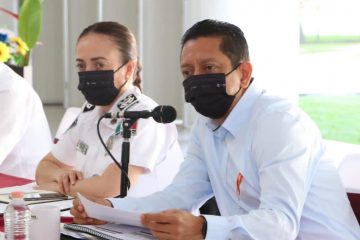 Acompaña Llaven a gobernador a Mesa de Seguridad Estatal y Regional en Tapachula