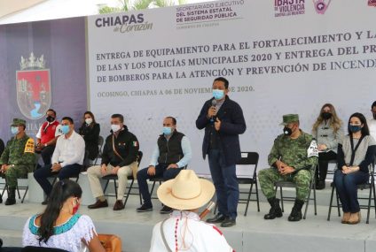 Reconoce fiscal general visión del gobernador para invertir en materia de seguridad y justicia en Chiapas