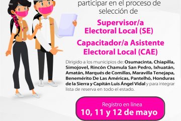 El IEPC ofrece oportunidad de empleo temporal como Supervisor/a y Capacitador/a Asistente Electoral Local