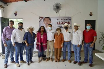 Líderes de organizaciones sociales y campesinas cierran filas con Llaven Abarca