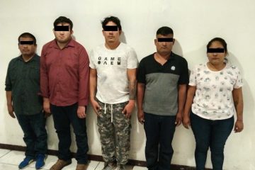 Detienen a cinco implicados en robo a cuentahabientes en Tapachula