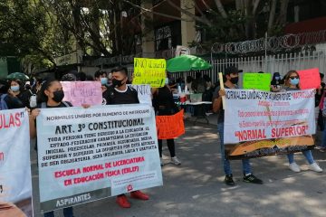 Continúan las exigencias de incremento de matrículas en las normales de Chiapas