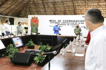 Cumple Chiapas seis días sin defunciones por COVID-19, informó Rutilio Escandón