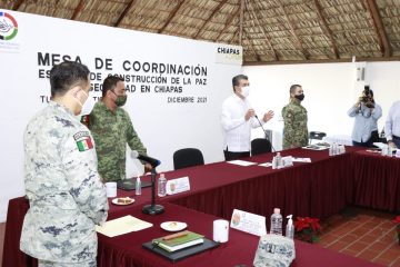 Rutilio Escandón reiteró el llamado a la población a participar en la campaña de canje de armas