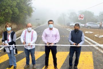 En San Fernando, Rutilio Escandón inaugura el camino Ribera Portillo-Colonia Miguel Hidalgo