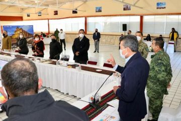 Acompaña Zepeda Soto al gobernador en Mesa de Seguridad Estatal y Regional en SCLC