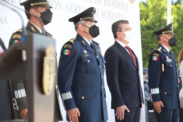 Bertín Hernández Mercado toma posesión como nuevo comandante de la Región Aérea del Sureste