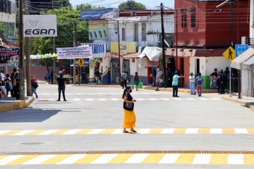 Población de Tapachula es beneficiada con pavimentación de calles que dan mayor seguridad y bienestar