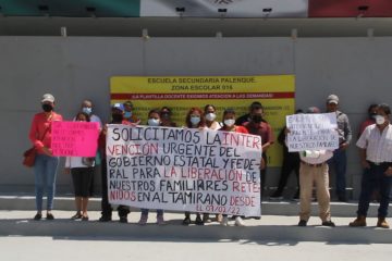 Se plantan familiares de retenidos en Altamirano; cumplen 24 días secuestrados