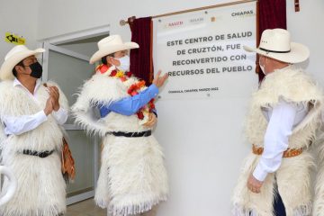 En Chamula, constata Gobernador la reconversión del Centro de Salud de Cruztón