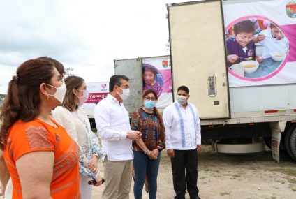 En Palenque, encabeza Gobernador el inicio de la operación de Programas Alimentarios 2022