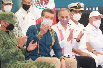 Rutilio Escandón, Zoé Robledo y Hugo López-Gatell encabezan cierre del Plan de Refuerzo de Vacunación contra COVID-19