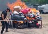 Queman más de 300 kilos de droga en Chiapas