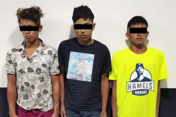 Detienen a tres sujetos en Tapachula