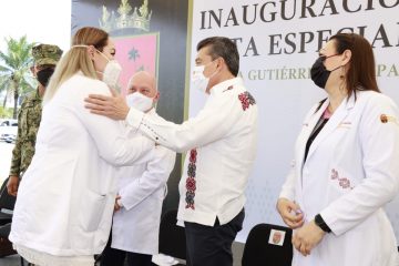 Rutilio Escandón inaugura Servicio de Alta Especialidad en Hemodiálisis, en Hospital “Gómez Maza”