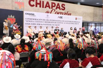 Encabeza Rutilio Escandón conmemoración del Día Internacional de los Pueblos Indígenas