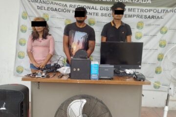 Detenidos por robo a tienda de colchones en Tuxtla Gutiérrez