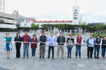 Rutilio Escandón inaugura renovación del Parque Central y Centro Histórico de Tuxtla Gutiérrez