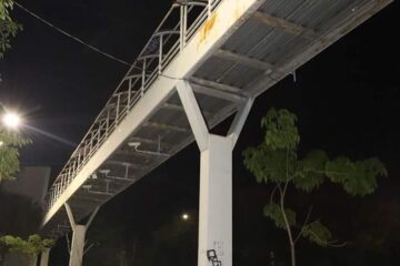 Anuncian cierre temporal de puentes peatonales en Libramiento Norte de Tuxtla