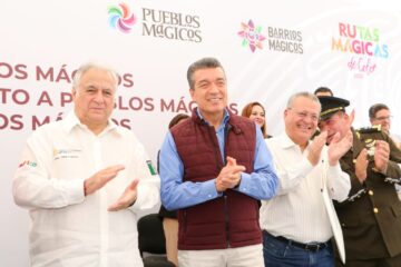 En SCLC, Rutilio Escandón y Miguel Torruco dan banderazo nacional del Operativo Vacacional de Verano 2023