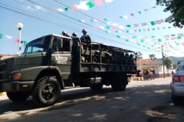 Elementos de la Sedena, GN, SSyPC y FGE arriban a Frontera Comalapa para resguardar a la población