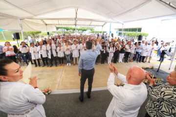Rutilio Escandón arranca la Campaña de Vacunación Antiinfluenza Estacional 2023-2024