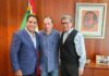 Eduardo Ramírez se reunió con Ricardo Monreal y Antonio Santos