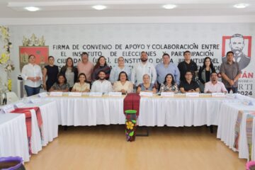 Firman convenio para realizar concurso nacional de oratoria “Dr. Belisario Domínguez Palencia”