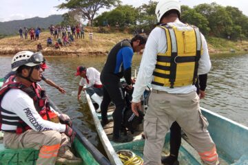 Se mantiene búsqueda de pescador que realizaba labores en la presa de Tolán: Protección Civil Chiapas